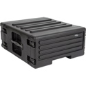 Photo of SKB 1SKB-R4UW rSeries 4RU Roto Rolling Rack with Wheels and Handle