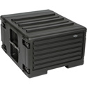 SKB 1SKB-R6UW 6U Space Rack Stacks with Roto Racks Wheels and Handle