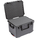 SKB 3i-2015-14BC iSeries Injection Molded Mil-Standard Waterproof Case with Wheels & Cubed Foam - 20.5 x 15.5 x 14 Inch