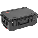 SKB 3i-2215-8B-C iSeries 2215-8 Waterproof Utility Case w/ Wheels & Cubed Foam - 22 Inch x 13 Inch x 12 Inch