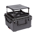 Photo of SKB 3i-2424M144U iSeries 4RU 20-Inch Injection Molded Fly Rack with Built-in Wheels and TSA Locking Latches