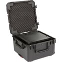 Photo of SKB 3i-2424M146U 6RU iSeries Injection Molded Fly Rack - 20 Inch - Built-in Wheels and Pull Handle