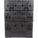 Photo of SKB 3R4222-14B-LW R Series Waterproof Utility Case - 14.9 Inch Deep with Layered Foam Tow Handle & Wheels