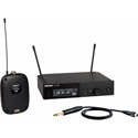 Shure SLXD14-G58 Combo Wireless Instrument System with SLXD1 Bodypack & SLXD4 Receiver - 470-514Mhz