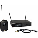 Shure SLXD14-J52 Combo Wireless Instrument System with SLXD1 Bodypack & SLXD4 Receiver - 558-602/614-616Mhz