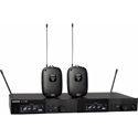 Shure SLXD14D-H55 Dual Combo Wireless Mic System with (2) SLXD1 Bodypacks & SLXD4D Receiver - 514-558Mhz