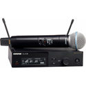 Shure SLXD24/B58-G58 BETA 58 Vocal Handheld Wireless Mic System - 470-514Mhz