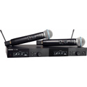 Photo of Shure SLXD24D/B58-G58 BETA 58 Dual Vocal Handheld Wireless Mic System - 470-514Mhz