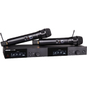 Photo of Shure SLXD24D-N8CB-G58 Dual Wireless Mic System with Two Nexadyne 8/C Handheld Transmitters - 470-516Mhz