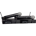 Shure SLXD24D/SM58-J52 SM58 Dual Vocal Handheld Wireless Mic System - 558-602/614-616Mhz