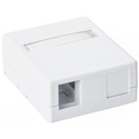 Photo of HellermannTyton SMBDUAL-W 2 Port Surface Mount Box-White