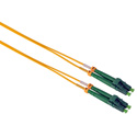 Photo of Camplex APC LC to APC LC Premium Bend Tolerant Single Mode Duplex Fiber Patch Cable - Yellow - 5 Meter