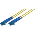 Camplex SMD9-LC-LC-001 9/125 Fiber Optic Patch Cable Single Mode Duplex LC to LC - Yellow - 1 Meter