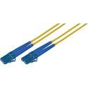 Camplex Premium Bend Tolerant Fiber Patch Cable Single Mode Duplex LC to LC - Yellow - 1 Meter