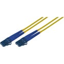 Photo of Camplex SMD9-LC-LC-002 Premium Bend Tolerant Fiber Patch Cable Single Mode Duplex LC to LC - Yellow - 2 Meter