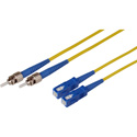 Photo of Camplex SMD9-ST-SC-002 Premium Bend Tolerant Fiber Patch Cable Single Mode Duplex ST to SC - Yellow - 2 Meter