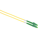 Camplex SMS9-ALC-ALC-001 APC LC to APC LC Bend Tolerant Single Mode Simplex Fiber Patch Cable - Yellow - 1 Meter