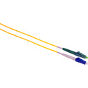 Photo of Camplex APC LC to UPC LC Bend Tolerant Single Mode Simplex Fiber Adapter Cable - Yellow - 3 Meter