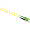 Camplex SMS9-ASC-ST-001 APC SC to UPC ST Single Mode Simplex Fiber Optic Adapter Cable  - Yellow - 1 Meter