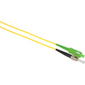 Camplex APC SC to UPC ST Bend Tolerant Single Mode Simplex Fiber Adapter Cable - Yellow - 1 Meter