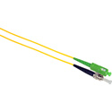 Photo of Camplex APC SC to UPC ST Bend Tolerant Single Mode Simplex Fiber Adapter Cable - Yellow - 3 Meter
