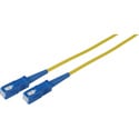 Camplex Premium Bend Tolerant Fiber Patch Cable Single Mode Simplex SC to SC - Yellow - 1 Meter