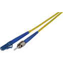 Photo of Camplex Premium Bend Tolerant Fiber Patch Cable Single Mode Simplex ST to LC - Yellow - 2 Meter
