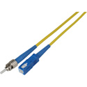 Camplex SMS9-ST-SC-001 9/125 Fiber Optic Patch Cable Single Mode Simplex ST to SC - Yellow - 1 Meter