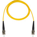 Photo of Camplex SMS9-ST-ST-12IN Premium Bend Tolerant Fiber Patch Cable Single Mode Simplex ST to ST - Yellow - 12 Inch