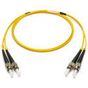 Photo of Camplex SMXD9-ST-ST-010 Premium Bend Tolerant Armored Fiber Patch Cable Single Mode Duplex ST to ST - Yellow - 10 Meter
