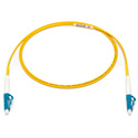 Camplex Premium Bend Tolerant Armored Fiber Patch Cable Single Mode Simplex LC to LC - Yellow - 1 Meter