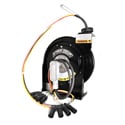 Stage Ninja 4XLR-35-CT 40 Foot Retractable 4-Channel XLR Female DMX Cable Reel with Neutrik 3-Pin XLR Connectors