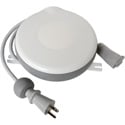 Photo of Stage Ninja MED-10-FEM Hospital Grade Power Cable - Retractable Reel with Static Female Tap - Gray - 10 Foot