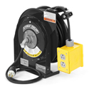 Stage Ninja PWRD-45-S Performance Series 45 Foot Retractable 12/3 15A Power Reel with Dual Receptacle Box
