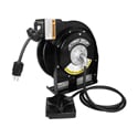 Stage Ninja PWRX-50-CTST Stainless Steel 50 Foot Retractable 20A Power Reel with Constant Tension