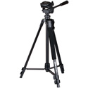 Photo of Sunpak 620-585 5858D 58 Inch Tripod with 3-way Panhead - Black