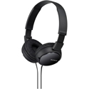 Photo of Sony MDR-ZX110 Wired On-Ear Headphones with Dynamic 1.38-Inch Drivers & 3.94ft Cord - Black