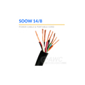 AWC SO14-8 14 Gauge Portable and Power Conductor Cable 65/30B SOOW 90C 600V - Black