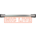 Sonifex LD-40F1MCL Single Flush Mounting 40cm MIC LIVE Sign