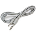 Connectronics 1/4in Mono Male-Mini Mono Male Molded Audio Cable 6Ft