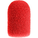 Photo of WindTech 1400 Series Model 1404 Red Windscreen for Aviation/Military and Aerobic type Microphones