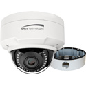 Speco O2VLD8 2MP1080p Indoor/Outdoor Dome IP Camera - IR - 2.8-12mm Lens -  Junction Box Included - White