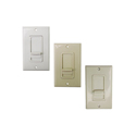 Speco WAT100D 100W 70/25V Slider Volume Wall Control with Swappable Ivory/Almond/White Decora Plates