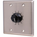 Photo of Speco WAT50 50W 70/25 Volt Wall Plate Volume Control - Silver & Black