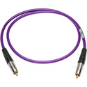 Photo of Sescom SPDIF1.5PE Digital Audio Cable Canare SPDIF RCA Male to RCA Male Purple - 1.5 Foot