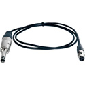 Photo of Connectronics Premium Quality 1/4 Male to  XLR Mini Female Audio Cable 3ft