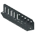 RDL SR-10 Stick-On Series 19in Mounting Rack - 10 Modules