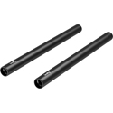 SmallRig 1051 2pcs 15mm Black Aluminum Alloy Rod (M12-20cm) 8inch