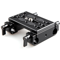 Photo of SmallRig 1775 Mounting Plate with 15mm Rod Clamps