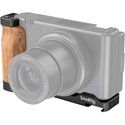 Photo of SmallRig 2936 L-Shape Wooden Grip with Cold Shoe for Sony ZV1 Camera